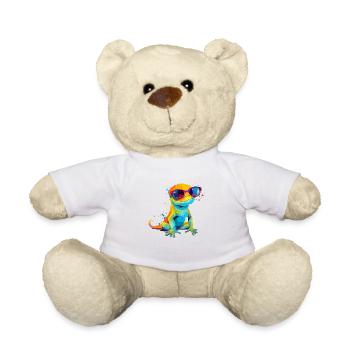 Djibril the lizard - Teddy Bear - white - Front