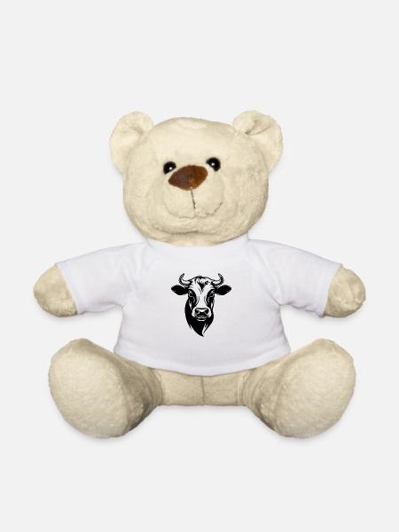 Vache Vaches Bovins Agriculture agricole - Nounours - blanc
