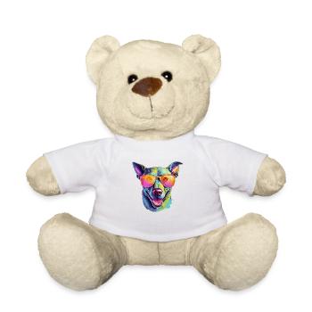 Dood le chien à lunettes - Nounours - blanc - Devant