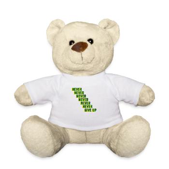 N’abandonnez jamais - Nounours - blanc - Devant