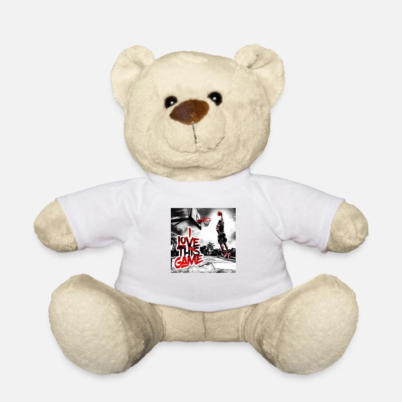 Ich liebe dieses Spiel - Teddy - Weiß