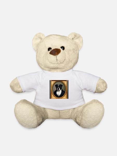 Gentleman Dog - Teddy Bear - white