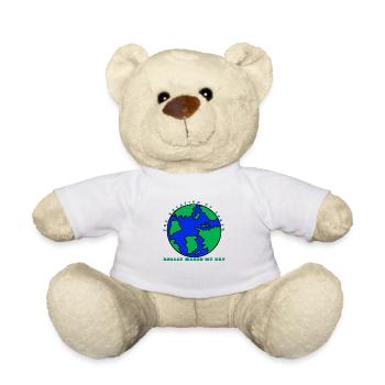 rotation of the earth - Teddy Bear - white - Front