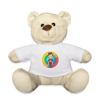 Pride LGBT Mann Kinder - Teddy - Weiß - Vorne