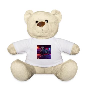 Gangster Waschbär - Teddy - Weiß - Vorne