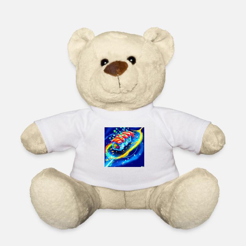 a leckeres Sushi - Teddy - Weiß