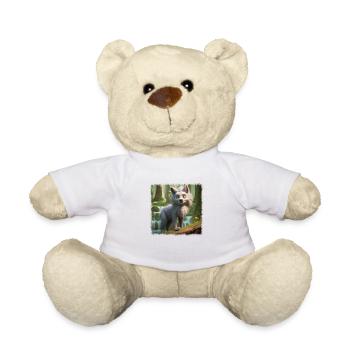 Loup Cool - Nounours - blanc - Devant
