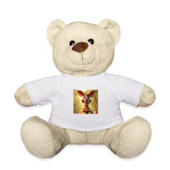 Kangourou fou - Nounours - blanc - Devant