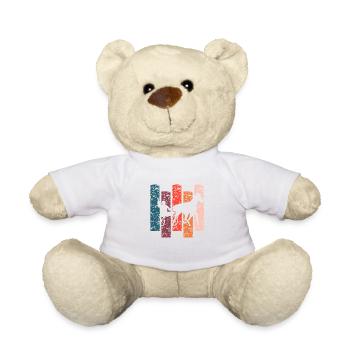 Traber Vintage Geschenk Rennen - Teddy - Weiß - Vorne
