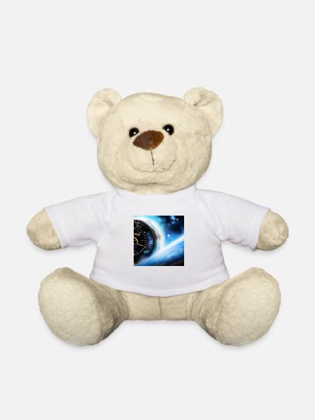 Surreale Welten - Planeten - Nummer 3 - Teddy - Weiß