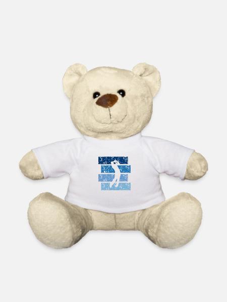 Golf-Geschenk Vintage - Teddy - Weiß