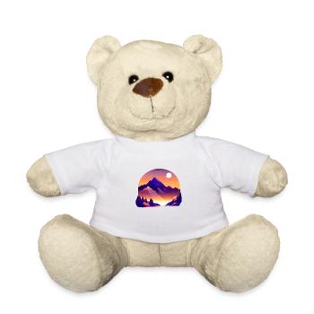 Mountains Hiking Mountain Hiking Hiking Mountain Hikers - Teddy Bear - white - Front