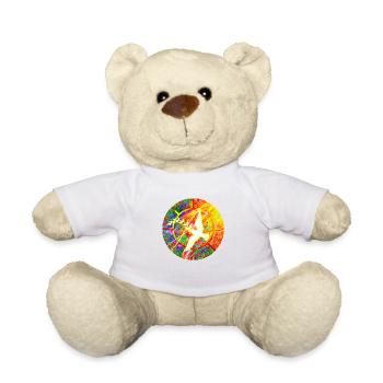 Colombe de la paix - Nounours - blanc - Devant