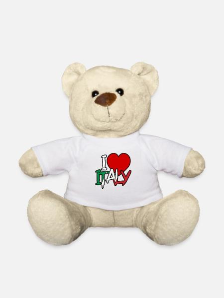 I Heart Italy: Teilen Sie Ihre Liebe zu Italien - Teddy - Weiß
