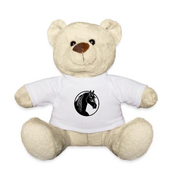 Horse Horse Head Pony - Teddy Bear - white - Front