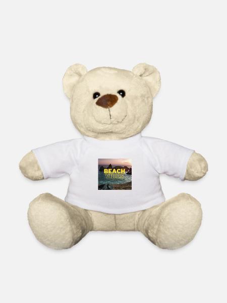 Beach - Teddy Bear - white