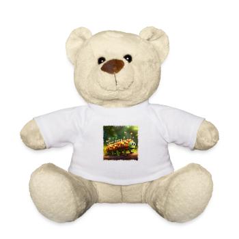 süße Raupe - Teddy - Weiß - Vorne