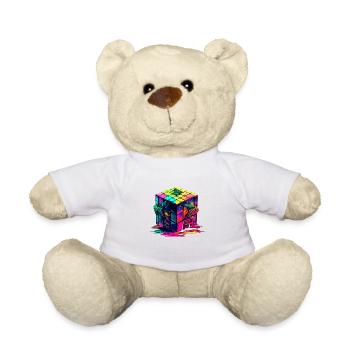 Cube - Nounours - blanc - Devant