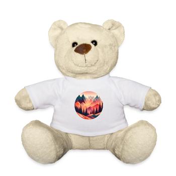 Geometric Dreams - Teddy Bear - white - Front