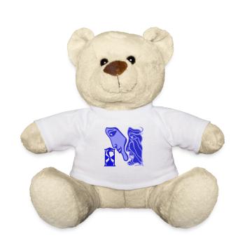 Jeunesse perdue. Le masque éphémère du temps - Nounours - blanc - Devant