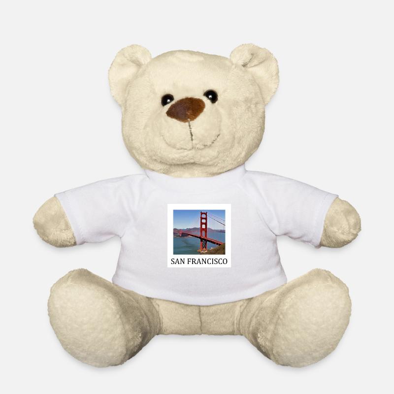 San Francisco - Teddy Bear - white