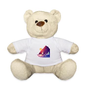 Sailing Sailboat Sailing Sailing Sailing Ship - Teddy Bear - white - Front