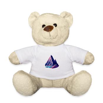 Mountains Hiking Mountain hikers Mountain hiking Hiking - Teddy Bear - white - Front