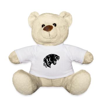 Panther Predator Jungle Wildcat - Teddy Bear - white - Front
