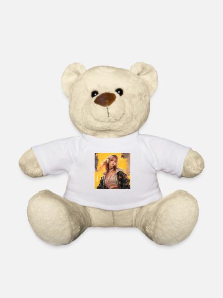 Japan Manga Women - Teddy - Weiß