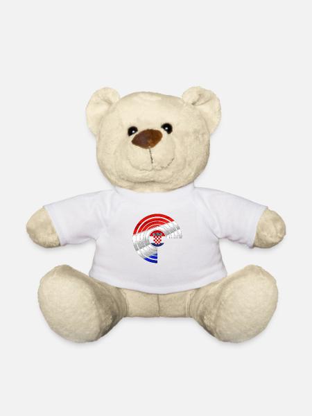 Kroatien hrvatska kroatien hrv reisen europa zagreb - Teddy - Weiß
