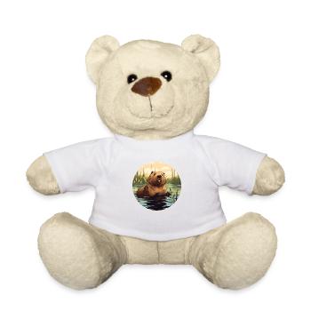 Biber-Gewässer - Teddy - Weiß - Vorne
