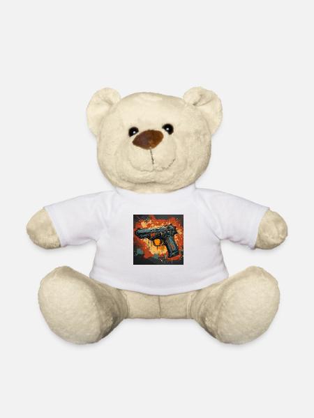 Kreide-Pistole - Teddy - Weiß