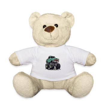 Monstertruck RoadWarrior - Teddy - Weiß - Vorne