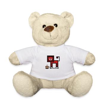lion needs motivation - Teddy Bear - white - Front