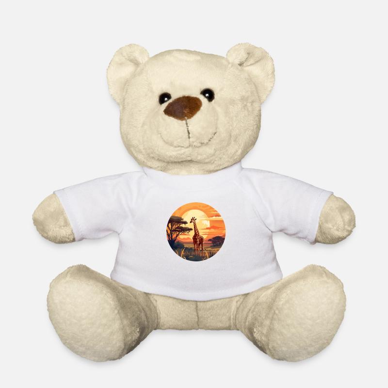 Girafe - Nounours - blanc