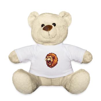 Majestic Roar La domination du puissant lion - Nounours - blanc - Devant