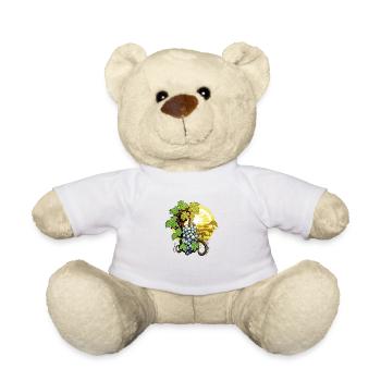 Grappe de raisin au soleil - Nounours - blanc - Devant