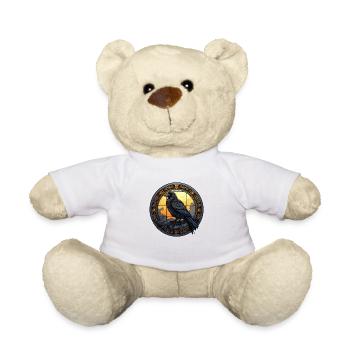 Raven - Teddy Bear - white - Front