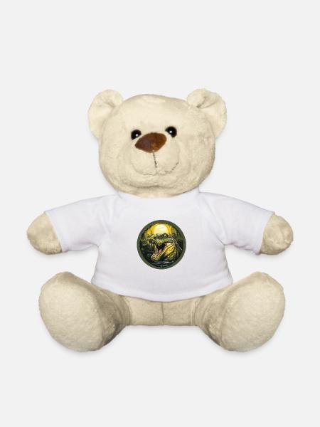 Krokodil - Teddy - Weiß