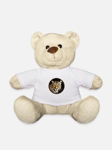 Leopard - Teddy - Weiß
