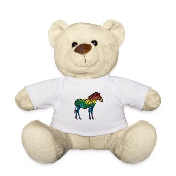 Zebra - Teddy - Weiß - Vorne