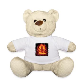 Blagues de race de chien Dictons Oeuf de Pâques Idée présente - Nounours - blanc - Devant
