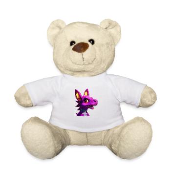 lila dragon - Teddy - Weiß - Vorne