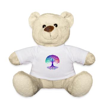 Lebensbaum Meditation Yoga Baum des Lebens - Teddy - Weiß - Vorne