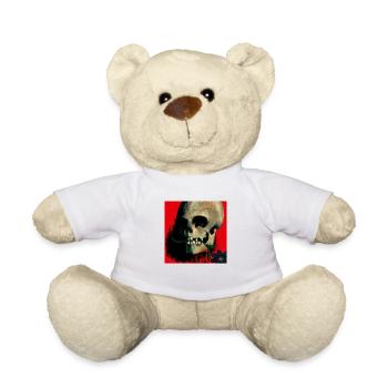skull red - Teddy - Weiß - Vorne