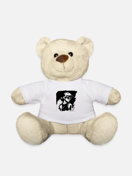 Skate - Teddy Bear - white