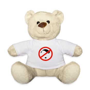 Kein Platz für Menschenfeinde - Teddy - Weiß - Vorne