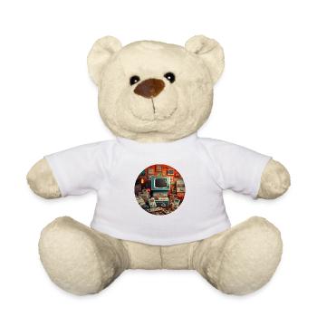 Paradies für jeden Gamer Nerd - Teddy - Weiß - Vorne