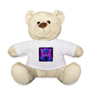 T-shirt au bacon Drôle de citation Dictons Agriculture - Nounours - blanc - Devant