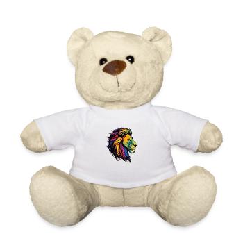 Stolzer Löwe - Teddy - Weiß - Vorne